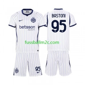 Fußballtrikots Inter Mailand Alessandro Bastoni 95 Kinder Auswärts Trikotsatz 2026-2027